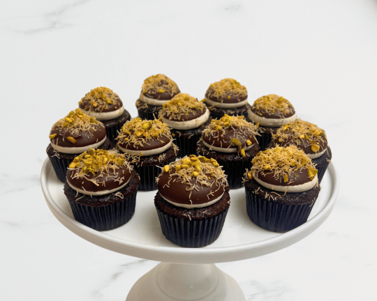 House of Clarendon Dubai Chocolate Cupcakes - 12 Count