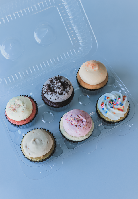 Enjoy our delicious Ice Cream Cupcake Assortment featuring flavor like strawberry banana smoothie and cookies and cream. Only available at House of Clarendon in Lancaster, PA