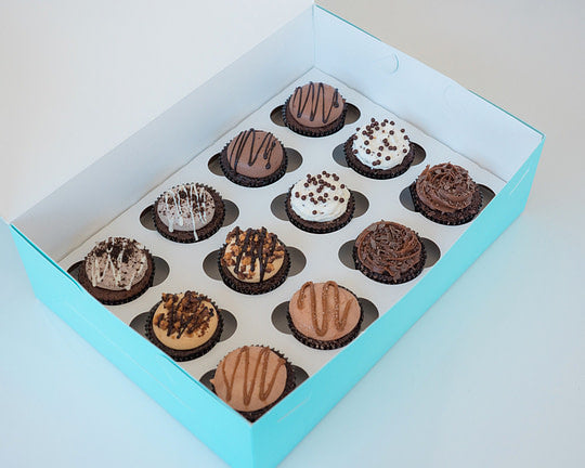 Decadent Chocolate Lovers Cupcake Assortment from House of Clarendon in Lancaster, PA